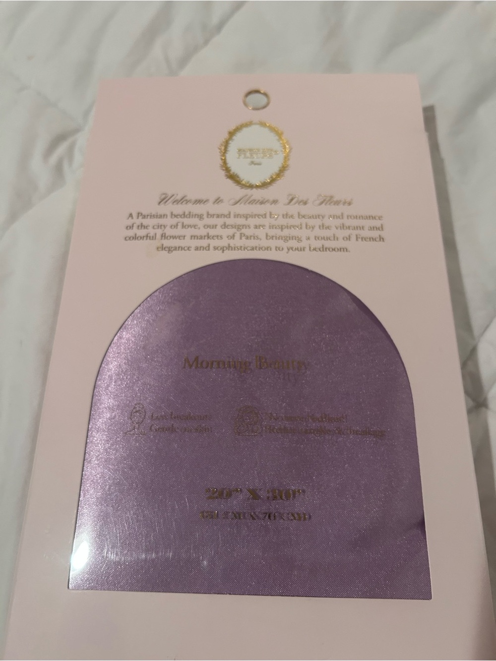 Morning Beauty Silk pillowcase set